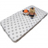 Drap-housse pour lit bébé en coton avec élastique 120x60 cm