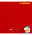 Komfort - látka na zahradní nábytek a polštáře, odolná vůči UV-WR záření, Červená