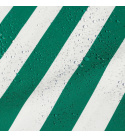 Nepremokavá látka, farba zelené prúžky, metráž 160 cm   
