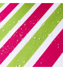 Nepremokavá látka, farba amarant prúžky, metráž 160 cm 