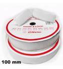 Pásek na suchý zip našívací Háček a Smyčka set bílý 100 mm x 25 bm