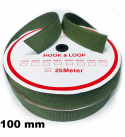 Pásek na suchý zip našívací Háček a Smyčka set Khaki 100 mm x 25 bm