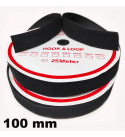 Pásek na suchý zip našívací Háček a Smyčka set, barva bílá 16 mm x 25 bm