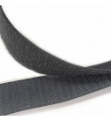 Pásek na suchý zip Háček a Smyčka set barva grafitový 25 mm balení 25m