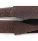 Auto agrippant à coudre piece crochet et boucle marron 30 mm 25m