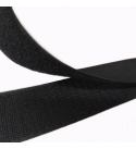 Pásek na suchý zip Háček a Smyčka set černý 40 mm balení 25 m