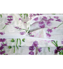 Linge de lit en crêpe avec fermeture éclair, couleur Violet, 140x200 cm