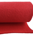 Technický filc 4 mm barva Červená, šířka 100 cm