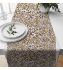 Bavlněná látka 100% bavlna, 125 g/m², šíře 160 cm, leopard hnědý