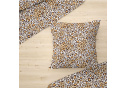 Bavlněná látka Leopard Hnědý