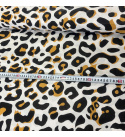 Solid-colored cotton fabric, 125 gm², width 160 cm,  leopard