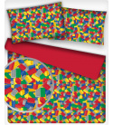 Bavlněná látka lego