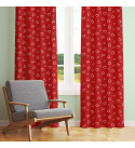 Dekorační bavlněná látka, metráž, Srdíčka Bílá na Červeném