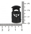 Stoper do sznurka 5 mm kolor czarny wzór 038