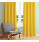 Jednobarevná bavlněná látka, 125 g/m², šíře 160 cm, žlutá