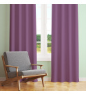 Jednobarevná bavlněná látka, 125 g/m², šíře 160 cm, fialová