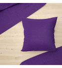 Jednobarevná bavlněná látka, 125 g/m², šíře 160 cm, fialová