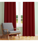 Jednobarevná bavlněná látka, 125 g/m², šíře 160 cm, bordová