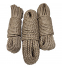 Šnůrka pletená jutová 8 mm x 20 m