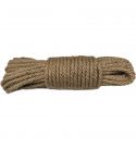 Šnůrka pletená jutová 8 mm x 20 m