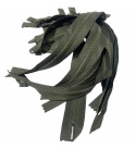 Fermeture éclair 5 mm 85 cm non séparable Khaki