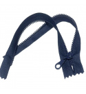 Zamek kostka 5 mm 25 cm Nierozdzielczy Granatowy
