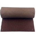 Ekokoža Largo Brown, poťahová látka na podklade, hrubá, metráž