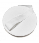 Bande ourlet polyester 15 mm couleur blanche