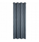 Rideaux motifs Juliet couleur graphite 140 x 250 cm 
