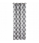 Rideaux motifs Karin couleur blanche 140 x 250 cm 