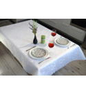 Vodoodpudivý ubrus Vintage, 140x220 cm barva Bíla, odolný vůči skvrnám