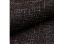Čalounická látka NEVADA 88 barva ČERNÉ-HNĚDÝ
