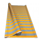 Tissu d'extérieur pour transats et hamacs de jardin, gris-jaune, 5 cm