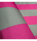 Vonkajšia látka na záhradné lehátka a hojdacie siete farba šedo-ružová, 5 cm