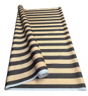 Tissu d'extérieur pour transats et hamacs de jardin Beige-Chocolat 5 cm