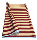 Tissu d'extérieur pour transats et hamacs de jardin Beige Bordeaux 5 cm