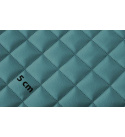 Ekokůže prošívaná ultrazvukem, barva tyrkysová, metráž