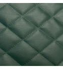 Ekokoža prešívaná ultrazvukom, farba zelená, metráž 145 cm 