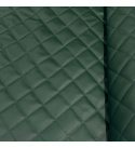 Ekokůže prošívaná ultrazvukem, barva tmavě zelená, metráž