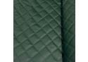 Ekokůže prošívaná ultrazvukem, barva tmavě zelená, metráž