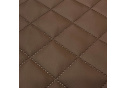 Ekokoža prešívaná ultrazvukom, farba hnedá, metráž 145 cm 