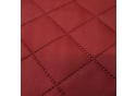 Ekokoža prešívaná ultrazvukom, farba červená, metráž 145 cm 