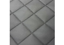 Ekokoža prešívaná ultrazvukom, farba grafitová, metráž 145 cm 