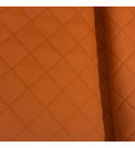 Ekokůže prošívaná ultrazvukem, barva pomerančová, metráž