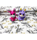 Bavlnená látka vzor 17 kvetiny, metráž 160 cm     