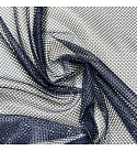 Polyester elastic mesh dark blue, 2x2mm eye