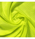 Polyester mesh for clothing Yellow neo, 2x2mm eye