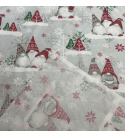 Vianočný vzor bavlnenej látky 1446, metráž 160 cm