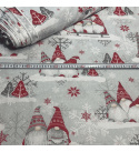 Świąteczna tkanina bawełniana wzór 1451