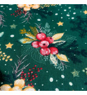 Tissus en coton de Noël au mètre, 160 cm motif Noël Vert